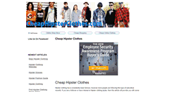 Desktop Screenshot of cheaphipsterclothes.com